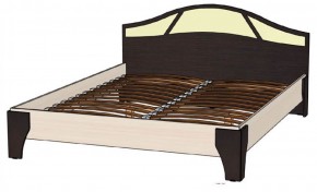 ВЕРОНА Кровать 1600 с основанием (Венге/Анкор светлый) в Лабытнанги - labytnangi.mebel-74.com | фото