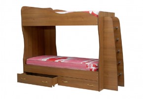 Кровать детская 2-х ярусная Юниор-1 (800*2000) ЛДСП в Лабытнанги - labytnangi.mebel-74.com | фото
