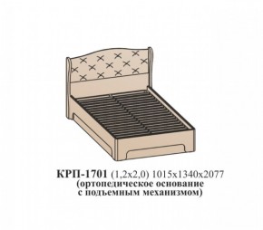 Кровать ЭЙМИ с подъемным механизмом КРП-1701 (1200х2000) Венге/патина серебро в Лабытнанги - labytnangi.mebel-74.com | фото