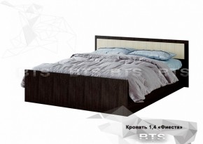 Кровать Фиеста 1400 LIGHT + Проложки LIGHT 1400 ДСП (Венге/Лоредо) в Лабытнанги - labytnangi.mebel-74.com | фото