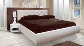 Кровать Интерьерная 1800 с ПМ (ткань 3 кат) в Лабытнанги - labytnangi.mebel-74.com | фото