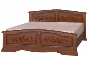 ЕЛЕНА Кровать из массива 1200 (Орех) в Лабытнанги - labytnangi.mebel-74.com | фото