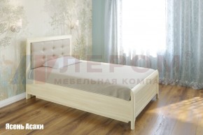 Кровать КР-1031 с мягким изголовьем в Лабытнанги - labytnangi.mebel-74.com | фото