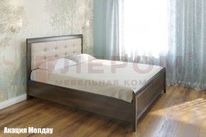 Кровать КР-1034 с мягким изголовьем в Лабытнанги - labytnangi.mebel-74.com | фото