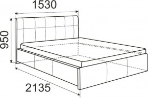 Кровать Изабелла с латами Newtone light beige 1400x2000 в Лабытнанги - labytnangi.mebel-74.com | фото
