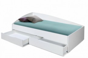 Кровать одинарная "Фея - 3" асимметричная 1900х800 (белая) в Лабытнанги - labytnangi.mebel-74.com | фото