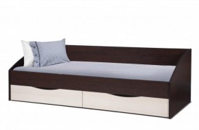 Кровать одинарная "Фея - 3" симметричная New (2000Х900) венге/вудлайн кремовый в Лабытнанги - labytnangi.mebel-74.com | фото