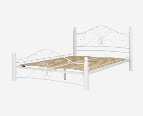 Кровать "Фортуна 1" КМД 2.01 Белая (1200*2000) (ножки-белые) с коваными элементами в Лабытнанги - labytnangi.mebel-74.com | фото