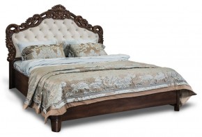 Кровать с мягким изголовьем "Патрисия", ламели (1600) караваджо в Лабытнанги - labytnangi.mebel-74.com | фото