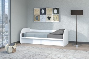 Кровать Сказка с ПМ 900 (Белый текстурный) в Лабытнанги - labytnangi.mebel-74.com | фото