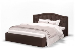 Кровать Стелла 1400*2000 + ПМ (Лесмо brown) коричневый в Лабытнанги - labytnangi.mebel-74.com | фото