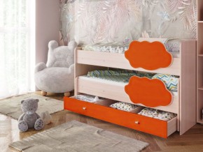 Кровать выкатная Соник на щитах (800*1600) с бортиком + ящик в Лабытнанги - labytnangi.mebel-74.com | фото