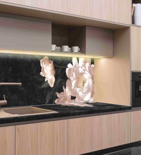 Кухонный фартук со столешницей (А-05) в едином стиле (3050 мм) в Лабытнанги - labytnangi.mebel-74.com | фото