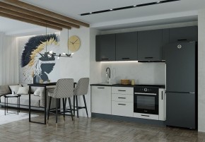 Кухонный гарнитур Лофт 2550 (Стол. 26мм) в Лабытнанги - labytnangi.mebel-74.com | фото