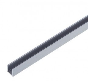 Планка торцевая "П" 4 мм для стеновой панели (алюминий) в Лабытнанги - labytnangi.mebel-74.com | фото