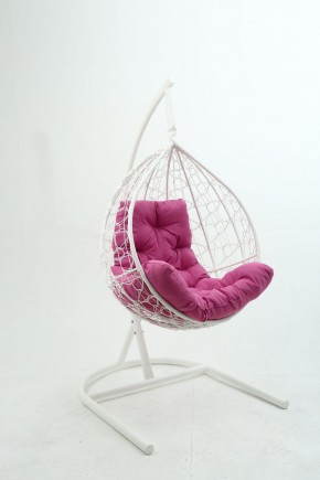Подвесное кресло Бароло (белый/розовый) в Лабытнанги - labytnangi.mebel-74.com | фото