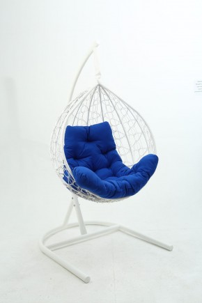 Подвесное кресло Бароло (белый/синий) в Лабытнанги - labytnangi.mebel-74.com | фото