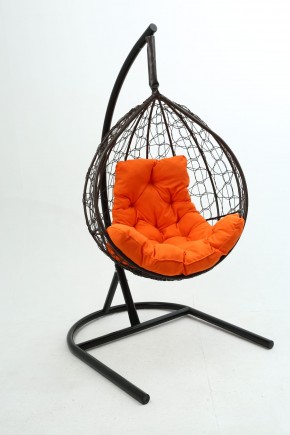 Подвесное кресло Бароло (коричневый/оранжевый) в Лабытнанги - labytnangi.mebel-74.com | фото