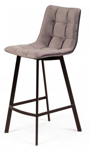 Полубарный стул CHILLI-QB SQUARE бежевый #5, велюр / черный каркас (H=66cm) М-City в Лабытнанги - labytnangi.mebel-74.com | фото