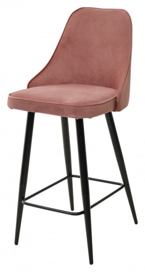 Полубарный стул NEPAL-PB РОЗОВЫЙ #15, велюр/ черный каркас (H=68cm) М-City в Лабытнанги - labytnangi.mebel-74.com | фото