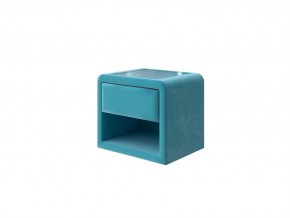 PROxSON Тумба Cube (Ткань: Велюр Shaggy Azure) 52x41 в Лабытнанги - labytnangi.mebel-74.com | фото