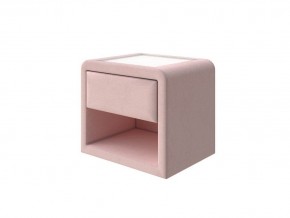 PROxSON Тумба Cube (Ткань: Велюр Ultra Розовый мусс) 52x41 в Лабытнанги - labytnangi.mebel-74.com | фото
