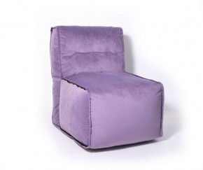 Прямое модульное бескаркасное кресло Комфорт (Фиолет велюр) в Лабытнанги - labytnangi.mebel-74.com | фото