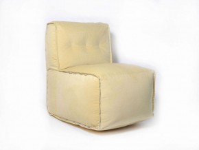 Прямое модульное бескаркасное кресло Комфорт (Желтый велюр) в Лабытнанги - labytnangi.mebel-74.com | фото