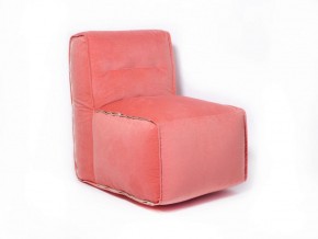 Прямое модульное бескаркасное кресло Комфорт (Персик велюр) в Лабытнанги - labytnangi.mebel-74.com | фото