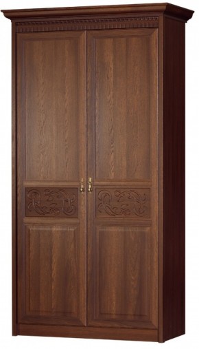 Шкаф 2-х дверный с полками ДСП №181 "Лючия" Дуб оксфорд в Лабытнанги - labytnangi.mebel-74.com | фото