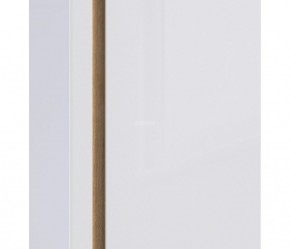 Шкаф 2х дверный с зеркалом Веста СБ-2259 (Дуб Бунратти/Белый глянец) в Лабытнанги - labytnangi.mebel-74.com | фото