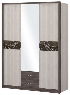 Шкаф 3-х дверный с зеркалом Шк68.2 МС Николь в Лабытнанги - labytnangi.mebel-74.com | фото