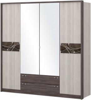 Шкаф 4-х дверный с зеркалом Шк69.2 МС Николь в Лабытнанги - labytnangi.mebel-74.com | фото