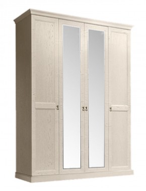 Шкаф 4-х дверный (2 зеркала) для платья и белья Венеция дуб седан (ВНШ1/4) в Лабытнанги - labytnangi.mebel-74.com | фото