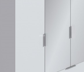 Шкаф 4х дверный с зеркалами Николь СБ-2595/1 (Белый) в Лабытнанги - labytnangi.mebel-74.com | фото
