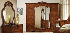 Шкаф 5-и дверный с зеркалами (20.145) Тициана (орех) в Лабытнанги - labytnangi.mebel-74.com | фото