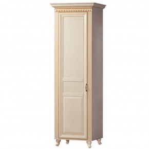 Шкаф для одежды 1-дверный №472 Марлен Кремовый белый в Лабытнанги - labytnangi.mebel-74.com | фото