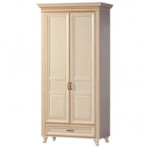 Шкаф для одежды 2-х дверный №471 Марлен Кремовый белый в Лабытнанги - labytnangi.mebel-74.com | фото