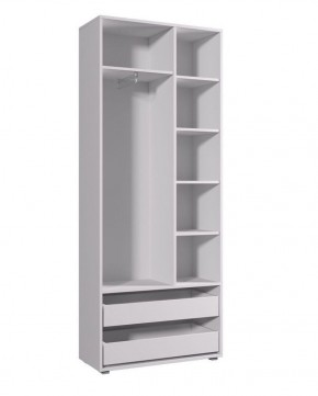 Шкаф ДМ 800 с 2-мя ящиками (белый) в Лабытнанги - labytnangi.mebel-74.com | фото