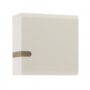 Шкаф навесной 1D/TYP 65, LINATE ,цвет белый/сонома трюфель в Лабытнанги - labytnangi.mebel-74.com | фото
