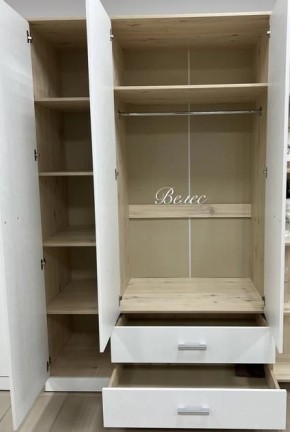 Шкаф "Милана" 3-х створчатый с 2 ящиками в Лабытнанги - labytnangi.mebel-74.com | фото