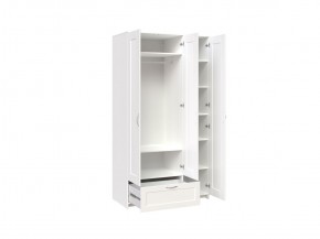 Шкаф СИРИУС трехдверный с одним выдвижным ящиком, цвет Белый в Лабытнанги - labytnangi.mebel-74.com | фото