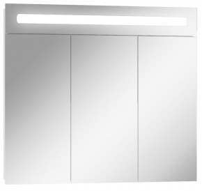 Шкаф-зеркало Аврора 80 с подсветкой LED Домино (DV8009HZ) в Лабытнанги - labytnangi.mebel-74.com | фото
