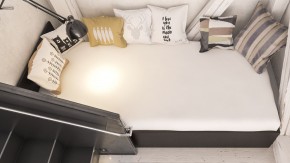 Стандарт Кровать 0900, цвет венге, ШхГхВ 93,5х203,5х70 см., сп.м. 900х2000 мм., без матраса, основание есть в Лабытнанги - labytnangi.mebel-74.com | фото