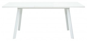 Стол ФИН 120 Белый, стекло/ Белый каркас М-City в Лабытнанги - labytnangi.mebel-74.com | фото