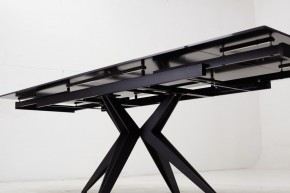 Стол FORIO 160 MATT BLACK MARBLE SOLID CERAMIC / BLACK, ®DISAUR в Лабытнанги - labytnangi.mebel-74.com | фото
