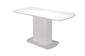Стол обеденный Соренто 2 раздвижной (Белый) в Лабытнанги - labytnangi.mebel-74.com | фото