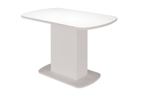 Стол обеденный Соренто (Белый глянец) в Лабытнанги - labytnangi.mebel-74.com | фото