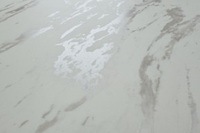 Стол RIETI 200 KL-99 Белый мрамор матовый, итальянская керамика / черный каркас, ®DISAUR в Лабытнанги - labytnangi.mebel-74.com | фото