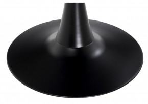 Стол стеклянный Tulip 90x74 black glass в Лабытнанги - labytnangi.mebel-74.com | фото